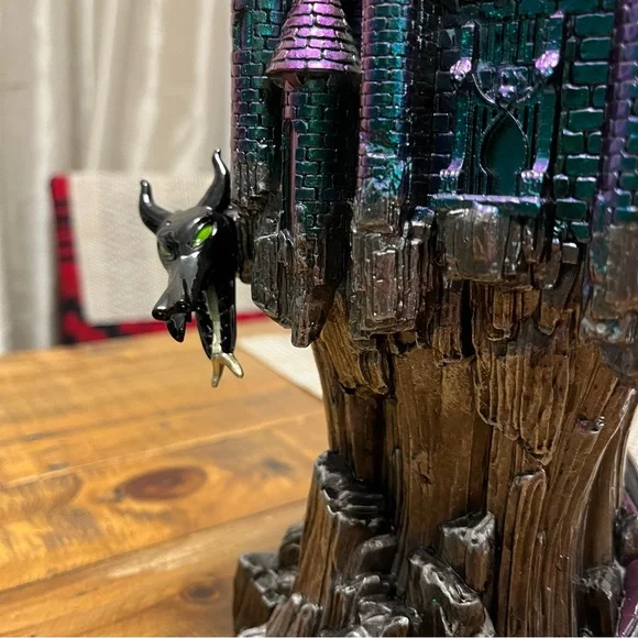 New Bath and Body Works Disney Maleficent Castle Candle Holder Villains Retired - Picture 5 of 9